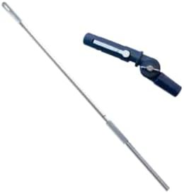 Ha-Ra ERA Standard-Stiel mit ERA Stiele Adapter 1,33m für Standard & Vario Wischer I robuster Fensterwischer-Stiel I Verlängerungsstiel mit rutschfestem Griff & langlebigem Aluminium