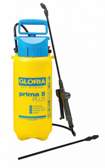 Gloria Drucksprühgerät prima 5 Plus mit säureresistenten EPDM-Dichtung