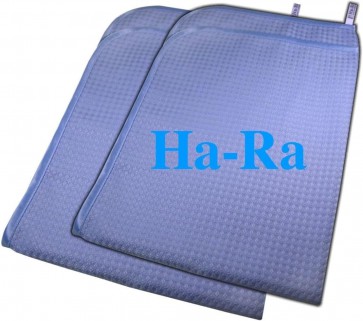 Ha-Ra Hammer-Tuch 2er-Spar-Set 67x50cm I Microfaser Putztuch saugstark I Trocknet streifenfrei I Feucht & Trocken anwendbar I Für Fenster & Spiegel geeignet I in Küche und Bad einsetzbar