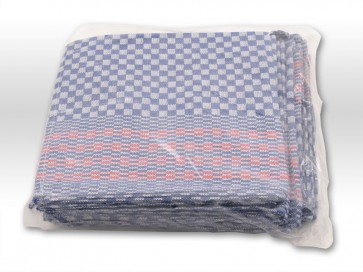 Axis Line Küchentuch Grubenhandtuch 50cm x 100cm blau karriert 10er Pack