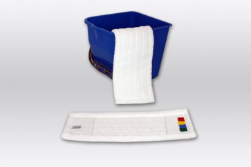 Mega Clean Wischmop Pro - PREMIUM Microfaser Bezug 50cm langfloorig