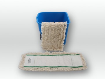 Axis Line Baumwoll Wischmop 50cm Multi Mop 100% Baumwolle Echtholzbodenmop Parkett (geölt)