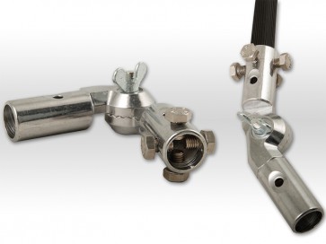 Axis Line Alu-Gelenk-Adapter mit 4 Edelstahlschrauben M8