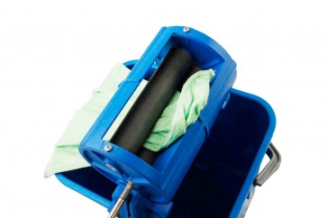 Axis Line Rollenpresse für Tücher,  Fensterleder oder Microfasertücher mit 10 Liter Eimer