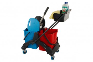 Axis Line Doppelfahrwagen Reinigungswagen 17 Liter Kunststoff