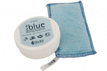 Ha-Ra Kombi-Set blue Reinigungspaste 200 ml und blue Reinigungstuch 7 x 15 cm