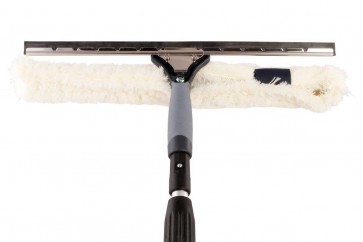 Profi 2 in 1 Fensterwischer Abzieher und Einwaschhalter 25cm