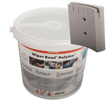 Axis Line 1x ZVG Wiper Bowl Polytex Reinigungstücher feucht 72 Tücher 25x25 + 1x Eimer Halter