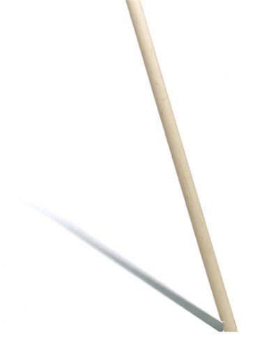 Axis Line Qualitäts Echtholz Stiel 140cm für Besen