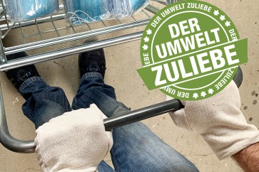 Axis Line Einkaufshandschuhe Baumwolle waschbar 1 Paar - kein Plastikmüll anstelle Nitril Handschuhe