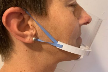 Axis Line Kellner Maske / Gesichtsschild made in Germany - Lebensmittelecht