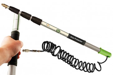 Axis Line Profi  Wasserteleskopstange 6 Meter  mit Wasserschlauch und Gleitstein 4 teilig