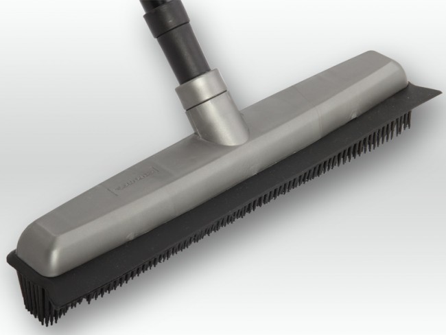 MSV Friseurbesen Aus Gummi – 30 Cm, Schwarz, Zum Sanften Aufkehren Von Haaren