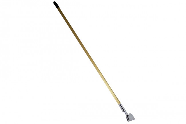 Produktbild von Axis Line Wischmop Komplettset 120cm – Edelstahlhalter, 100% Baumwolle, Made In Germany, Für Parkett & Co.