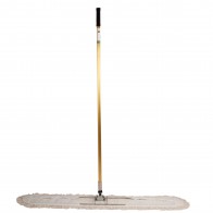 Axis Line 160cm Edelstahl Wischmop Profi Komplettset 100% Baumwolle Parkett  Edelstahl Metallklapphalter-Profi-Komplett-Set) für Bodenreinigung