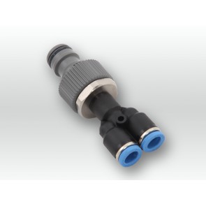 Y-Einschraubverbinder 1/2 Zoll für 8mm Doppelschlauch Y-Verbinder 8mm 