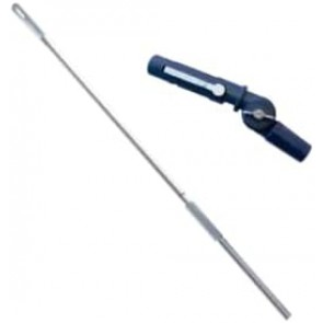 Ha-Ra ERA Standard-Stiel mit ERA Stiele Adapter 1,33m für Standard & Vario Wischer I robuster Fensterwischer-Stiel I Verlängerungsstiel mit rutschfestem Griff & langlebigem Aluminium