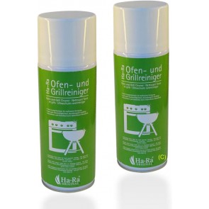 Ha-Ra 2er Set Ofen- & Grillreiniger 400ml I ergiebiger & fettlösender Backofen und Grillreiniger I für Töpfe, Pfannen, Grill & Ofen I geruchsarm, hautverträglich & rückstandslos