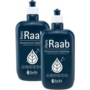 Hans Raab Konzentrierte Vollpflege Original Set 2 x 500 ml I Universalreiniger für Haushalt, Garten und Auto I Sparsam, vielseitig, umwelt- & hautfreundlich I Rohstoffe gut biologisch abbaubar