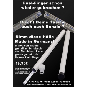 Fuel-Finger, Fuelhawk, Fuel-Gauge  Schutzrohr black