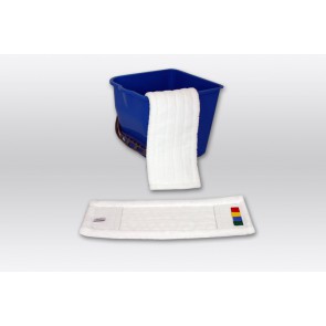 Mega Clean Wischmop Pro - PREMIUM Microfaser Bezug 40cm langfloorig