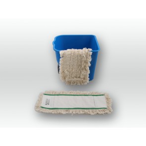 Axis Line Baumwoll Wischmop 40cm Multi Mop 100% Baumwolle Echtholzbodenmop Parkett (geölt)