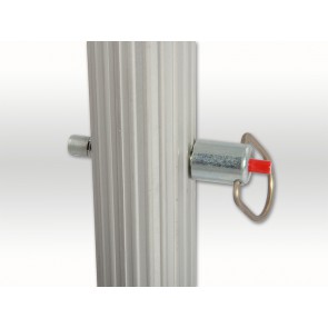Axis Line Stecksplint für Teleskopstange mit Arretierung und Knopf 25mm