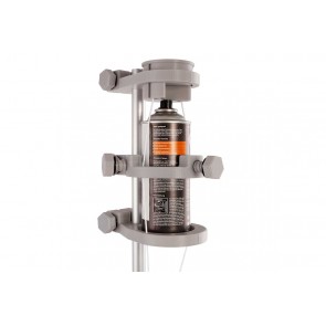 Axis Line Sprühdosenhalter 2.0 für Teleskopstange mit Seilzug universal, Spraydosen wie Farbe, Gift, Öl, Rauchmelder Prüfgas, Ungeziefer etc Teleskop-Sprayer