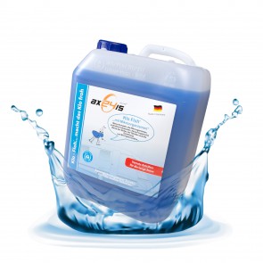Axis Line Klo Floh Sanitärflüssigkeit 5 Liter für Camping WC mit Mikroorganismen riecht gut, Wohnwagen, Boot, mobile Toiletten - Entsorgung im normalen WC möglich