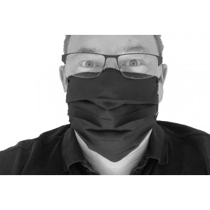 Axis Line Mund- und Nasenmaske Gesichtsmaske 2 lagig 100 % Baumwolle waschbar  wiederverwendbar Made in EU mit Gummiband OEKO-TEX Standard 100 Zertifikat
