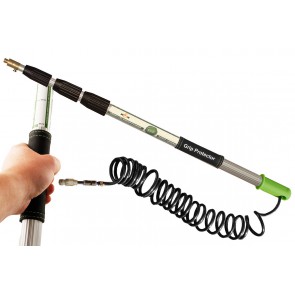 Axis Line Profi Wasserteleskopstange 8 Meter mit  Wasserschlauch und Gleitstein 4 teilig