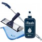 Ha-Ra Fenster-Putz-Set I Fensterwischer Standard 19 cm I Hammer Microfaser-Tuch in 50 x 67 cm I verstellbare Teleskopstange (0,66-1,00m) I Vollpflege 500 ml I Fensterputz-Zubehör