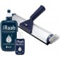 Ha-Ra Fenster-Putz-Set I Fensterwischer 32cm I Konzentrierte Vollpflege 500ml I Rollfix zur perfekten Dosierung I Fenster Reinigungsset I Wischer, Reinigungskonzentrat & leere Rollfix-Flasche