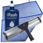 Ha-Ra Fenster-Putz-Komplettset I Fensterwischer 32cm I Konzentrierte Vollpflege 500ml I Mini Star-Tuch Microfaser 25x25 I Fenster Reinigungsset