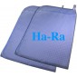 Ha-Ra Hammer-Tuch 2er-Spar-Set 67x50cm I Microfaser Putztuch saugstark I Trocknet streifenfrei I Feucht & Trocken anwendbar I Für Fenster & Spiegel geeignet I in Küche und Bad einsetzbar