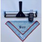 Ha-Ra Fenster-Putz-Starterset I Fensterwischer 32cm I Praktischer Rollfix 75 ml gefüllt mit konzentrierter Vollpflege I Mini Star-Tuch Microfaser 25x25cm I Fenster Reinigungsset