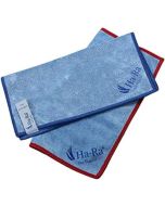 Ha-Ra Star-Tuch blau 2er Set (Farbe kann variieren) – Mikrofaser Tuch für Oberflächen-Reinigung – Hochleistungs-Mikrofaser