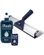 Ha-Ra Fensterputz-Set 32 cm mit Vollpflege 500 ml und Rollfix leer