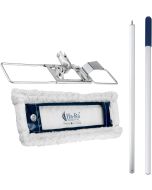 Ha-Ra Set Bodenexpress 42 cm aus Edelstahl & Boden-Faser Nano Gold Soft