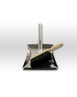 Axis Line Kehrset Edelstahl 23 cm – Kehrschaufel & Handfeger 28 cm