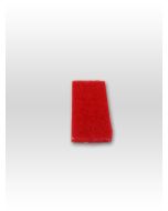 Axis Line Schrubbpad Rot HART 25 × 11,5 cm – für Fliesen, Stein & Glas