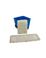 Axis Line Wischmop für Parkett & Laminat – 40 cm, Polyester-/Baumwollmischung, kein Mikrofaser, schonend für empfindliche Böden