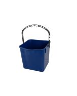 Axis Line Ersatzeimer für Reinigungswagen, Rechteckiger Kunststoffeimer, 25 Liter, mit Griff & Ausguss, 34,5 x 36 x 34 cm, Blau, Gewerblich