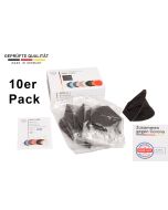 Axis Line 10 x FFP2 Maske schwarz MADE IN GERMANY Sparpack mit dermatest