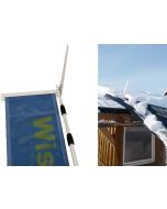 Axis Line Schneeräumer Dach Schneerutsche für große Mengen – Dachräumer für Teleskopstange bis 16 Meter