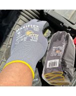 Axis Line MaxiFlex Handschuhe Gr. 10 – 12 Paar Montagehandschuhe XL, Nylon/Lycra, Micro-Foam-Nitril, 360-Grad-Belüftung, EN 388, Feinmechanik