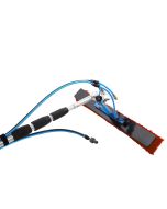 Axis Line Photovoltaik Reinigungsset 10 m mit Vario Gelenk – Solarbürste 60 cm, 4-fach Düsen, Teleskopstange, Doppelschlauch – Made in Germany