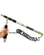 Axis Line Profi Wasserteleskopstange 16 Meter mit Wasserschlauch und Gleitstein 4 teilig inkl. Axis Line Grip Protector