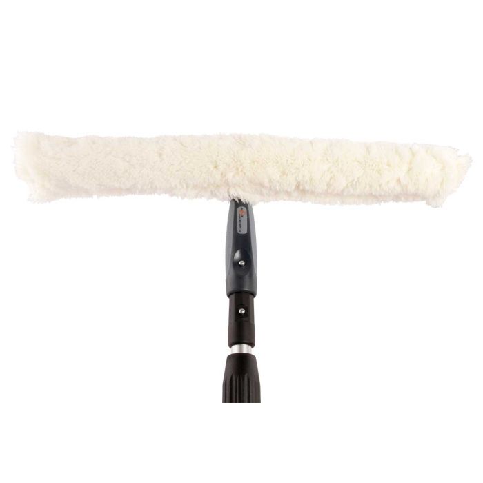 PEARL Fensterwischer 2er-Set – 2in1 Glasreiniger Mit Schwamm Und Abzieher, Ausziehbar 36-50 Cm