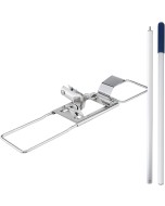 Ha-Ra Bodenexpress 42 cm aus Edelstahl mit Aluminium-Stiel